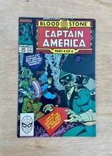 VINTAGE MARVEL Captain America #360 Blood Stone Comic Book October 1989 Issue