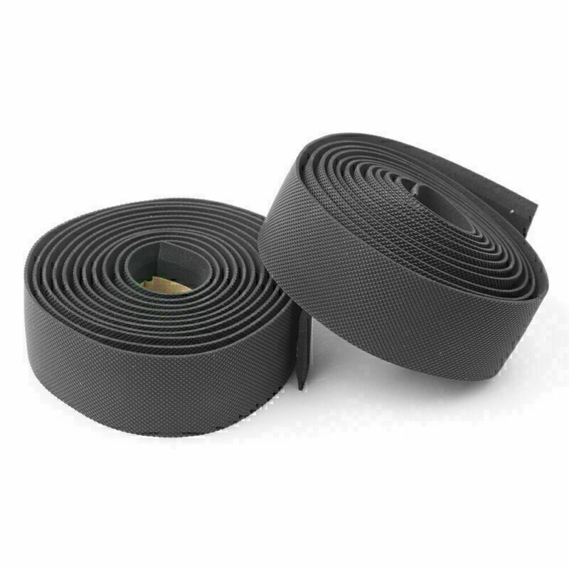 2.5mm Silicon Road Bike Bicycle Re-usable Handlebar Bar Tape Wrap + Plug