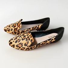 ALDO Leopard Print Calf Hair Women's Flat