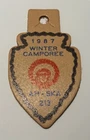 OA Lodge 213 Ah-Ska Winter Camporee Oklahoma Leather    Boy Scout FD0