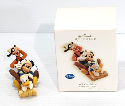 Hallmark Keepsake Ornament Disney's 2009 ''Look Out Below'' Mickey and Friends