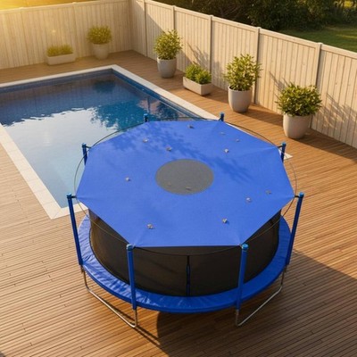 Trampolin Schirm Abdeckung Netz Belüftung Outdoor Zubehör Ecke Befestigungspunkte