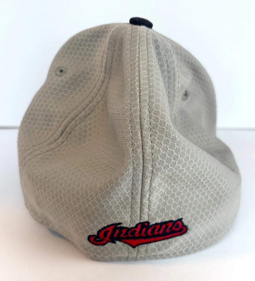 Cleveland Indians Hat Cap Small Medium New Era 39Thirty Flex Chief Wahoo - Image 3 of 3