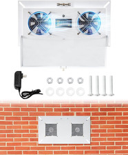 220 CFM Dual Fan Ventilator with Thermostat for Crawl Spaces and Basements