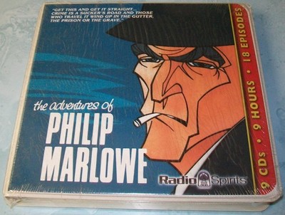 The Adventures of Philip Marlowe (9-CD Set, 2002, Radio Spirits) New Unopened!