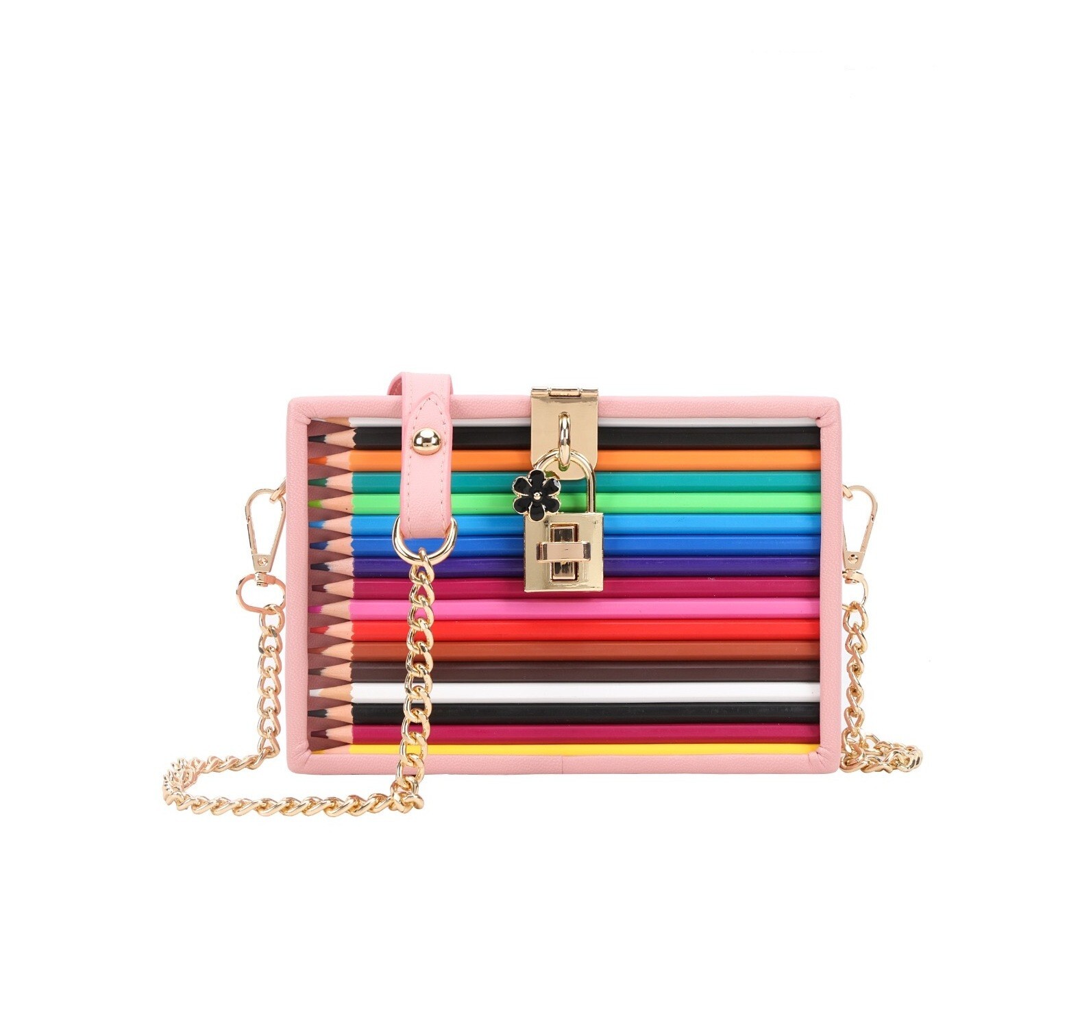 Novelty Colored Pencils Crossbody HandBag