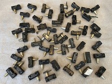 Large LOT of 52 Vintage Assorted Limit Switches, Micro Switches, roller switches