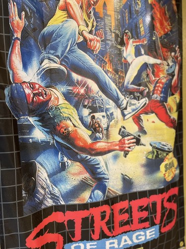 Streets of Rage 5ft Flag Sega Genesis 1991 Black Label Banner Poster - Picture 3 of 3