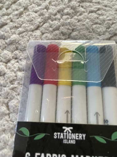Penne in tessuto doppia punta Stationery Island - 1mm e 2mm - Set di 6 - Colori assortiti - Foto 3 di 9