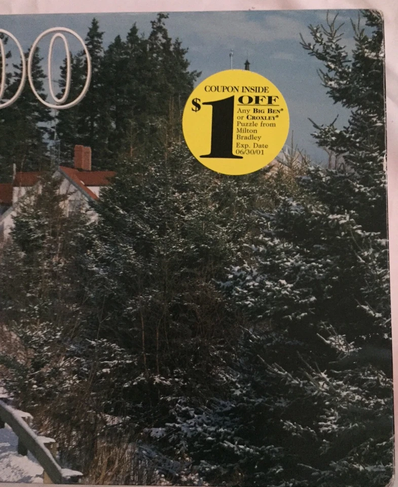 Guild Owl's Head Lighthouse Rockland ME 1000 Piece Jigsaw Puzzle Vtg 1999 NIB - Image 4 of 4