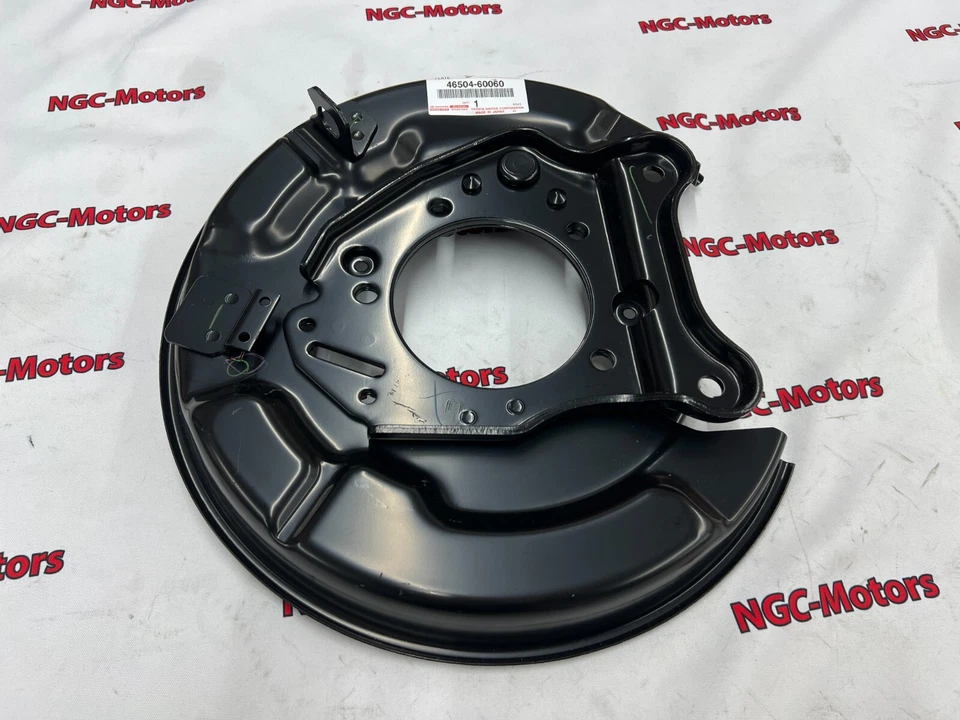 Placa de freno de estacionamiento LH 46504-60060 genuina OEM Toyota Lexus Land Cruiser LX470 Foto 3 de 4