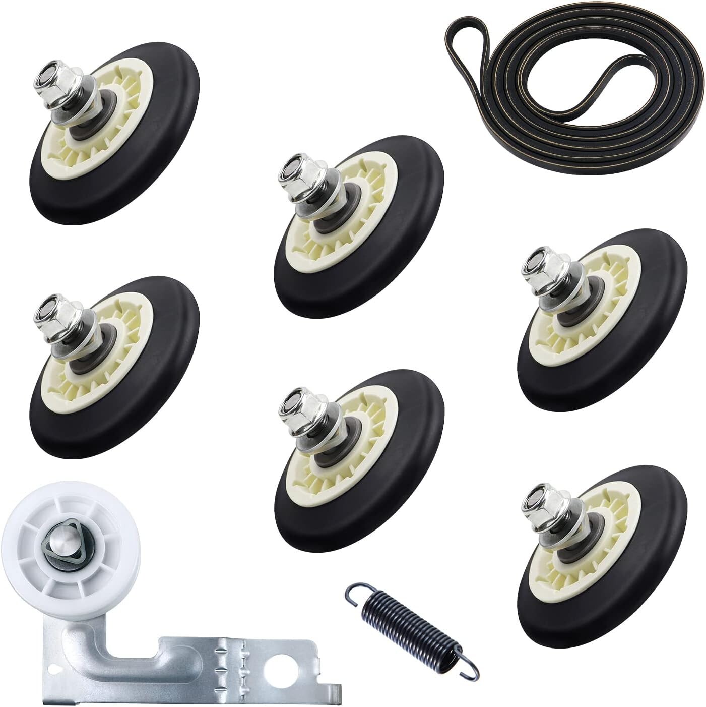 High-Quality Dryer Maintenance Kit with Rollers, Pulley, & Belt for LG & Kenmore