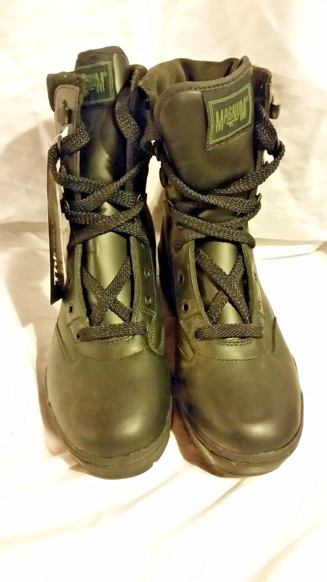 MENS MAGNUM 3D2 STEALTH LEATHER 7 THINSULATE LINING TACTICAL BOOTS NEW IH 00513 MENS MAGNUM 3D2 STEALTH LEATHER BLACK 7 THINSULATE LINING  main image 4