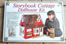Greenleaf Storybook Cottage Dollhouse Kit #8021 All Wood 1:12 Scale 1985 NEW