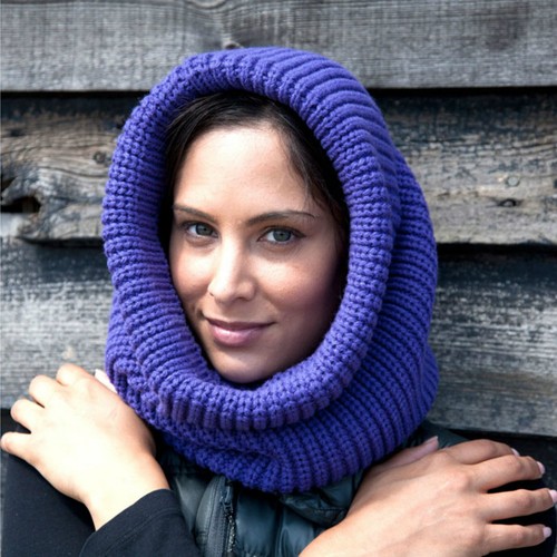 Mens Womens Ladies Snood Chunky Knit Knitted Winter Soft Neck Warmer