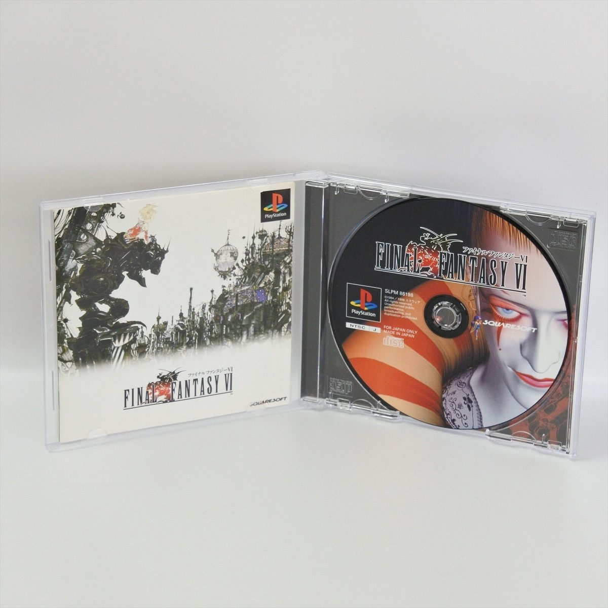 FINAL FANTASY VI 6 FF SLPM 86198 PS1 Playstation For JP System 126