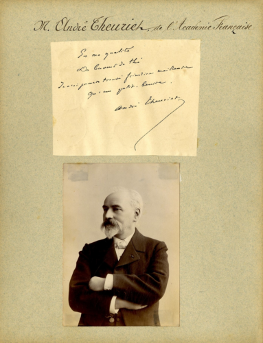 Autographe, André Theuriet Planche originale ayant servie de maquette au livre d - Photo 1/1