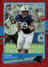 2020 Donruss Optic #113 Yetur Gross-Matos Red Mojo Choice Rookie RC