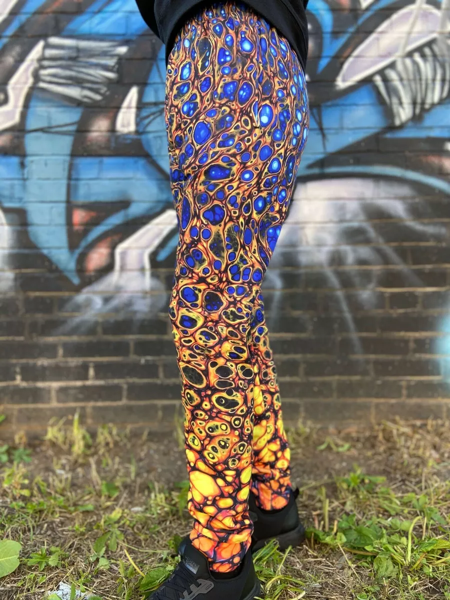 Tie Dye Sweat Pants Mens Joggers Trippy Psychedelic Rave Gear Festival Clothing