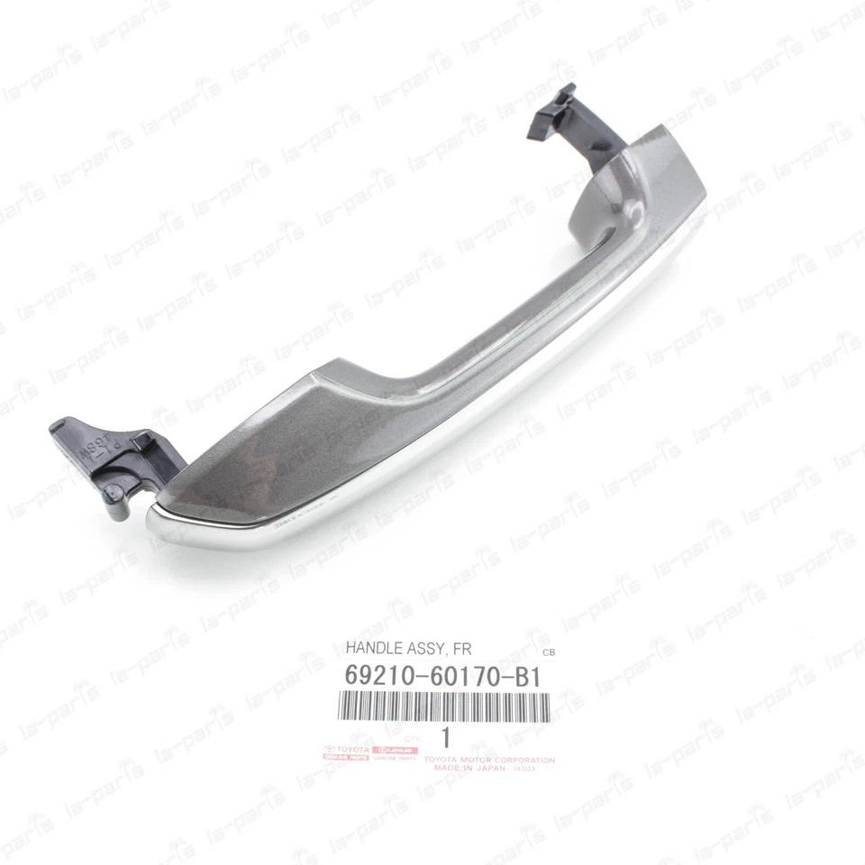 GENUINE LEXUS 2010-2015 GX460 GREY METALLIC 1H3 OUTER REAR DOOR HANDLE RH / LH - Image 3 of 4