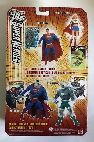 DC SUPER HEROES S3 SELECT SCULPT 6" SUPERMAN MOC MATTEL 2006 - Bild 2 von 2