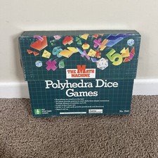 The Math Machine Polyhedra Polyhedral Dice Games Ideal 1984 Vintage No Dice 