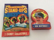 1991 Topps Superstar Standups Candy Collectibles Don Mattingly #24 w/ wrapper