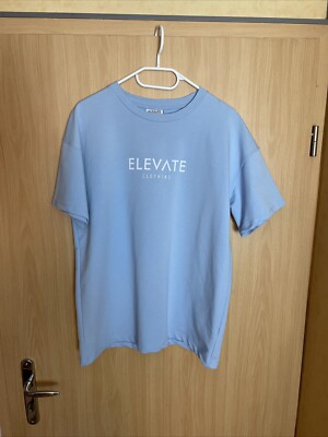 Elevate Clothing Herren T Shirt S Hellblau 1.Collection