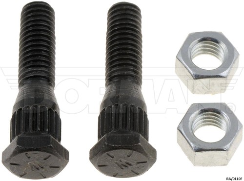 2 x Exhaust Manifold Stud & Nut for JEEP WRANGLER YJ TJ 4.0L 1987-2002 RA/0110F - Picture 1 of 4