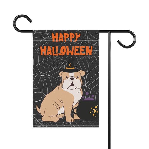 Halloween Bulldogge Garten & Haus Flagge - 2 Größen - tolles Geschenk für Bulldoggenbesitzer! - Bild 8 von 11