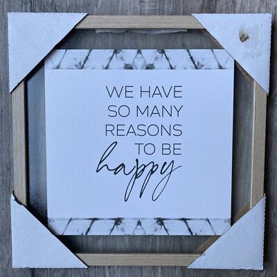  We Have So Many Reasons To Be Happy  Wall Decor Living Room, Kitchen, Bedroom