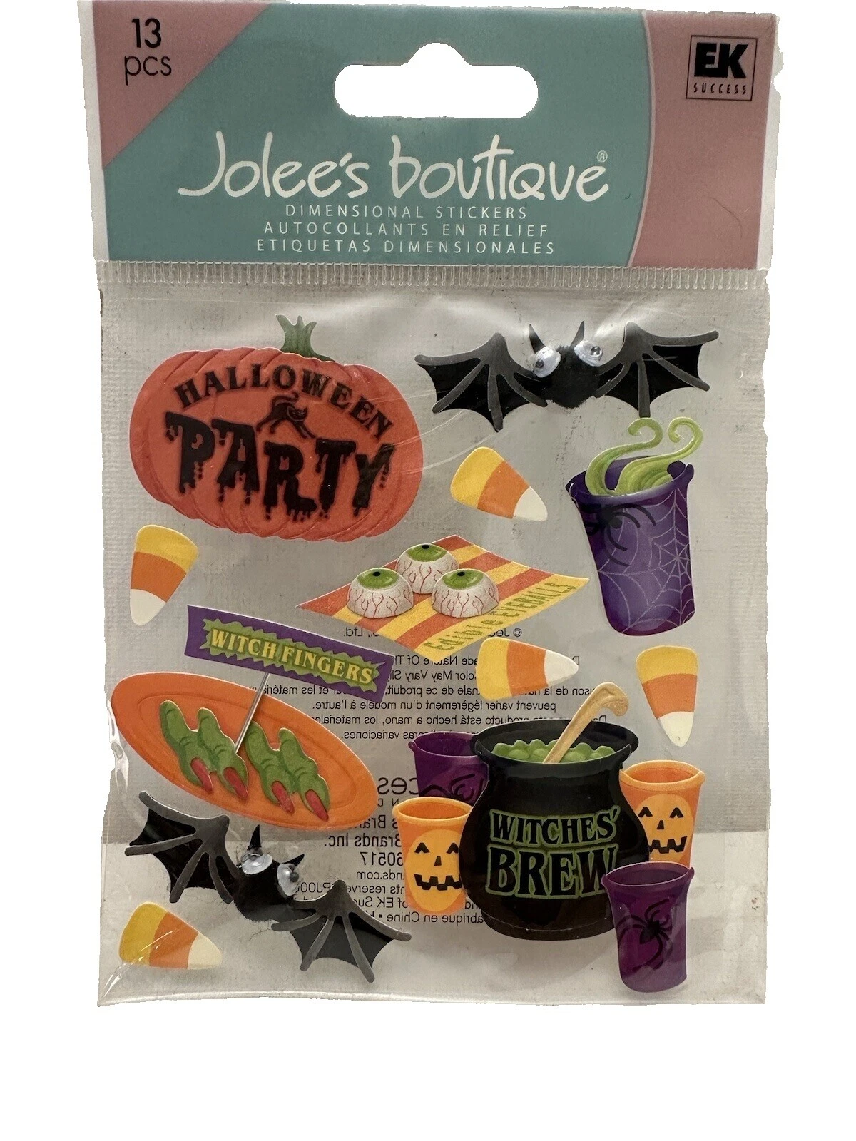 Jolee's Boutique Halloween Dimensional Scrapbooking Stickers