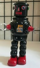 Mechanical Roby Robot Tin Wind-up Reproduction NEW