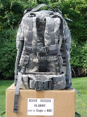 US Army Military ACU MOLLE II Medium Rucksack Backpack Eagle Cool