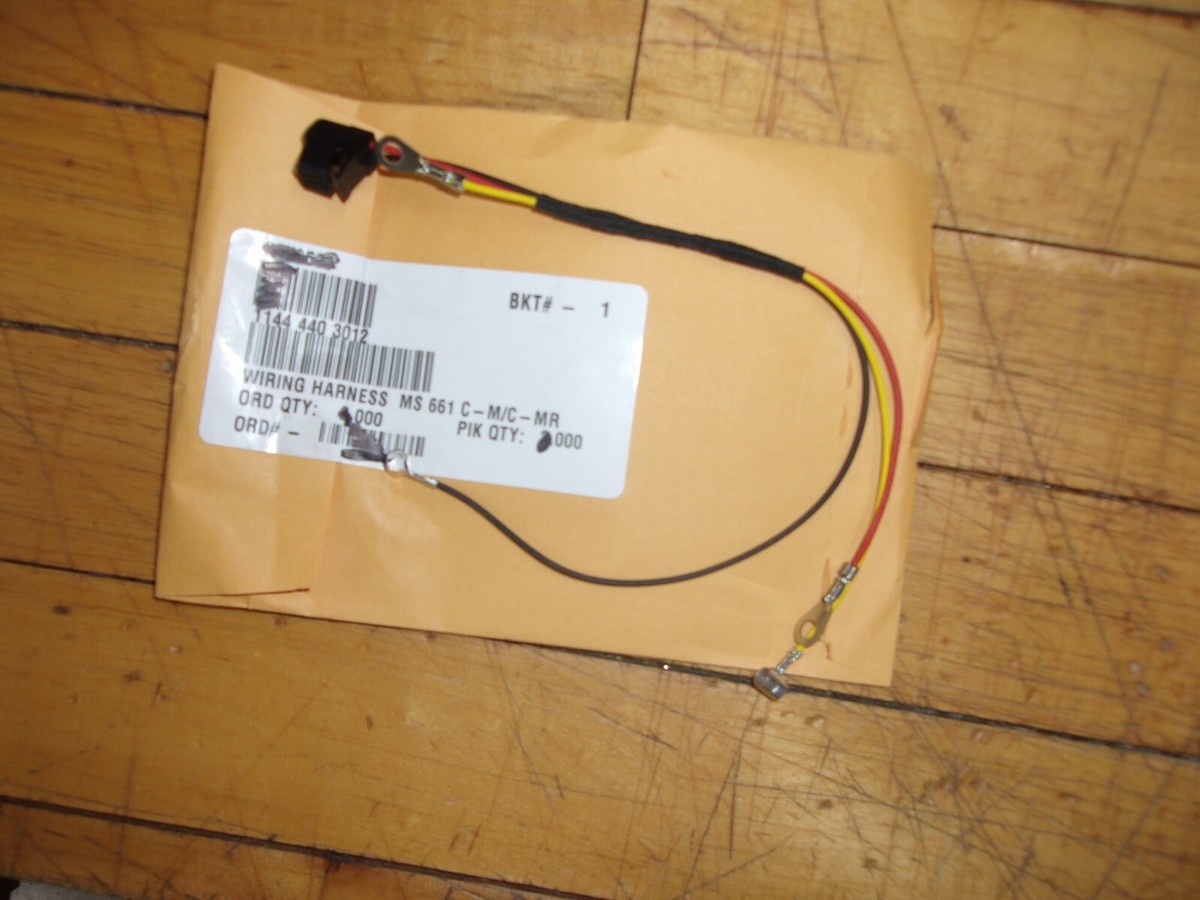 Stihl MS661 C-MC Wire Harness for Ignition OEM MS 661 1144