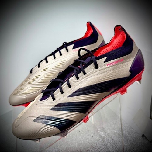 Adidas Predator Elite SG Platinum Metallic Fußballschuhe ID0913 Herren Größe 10