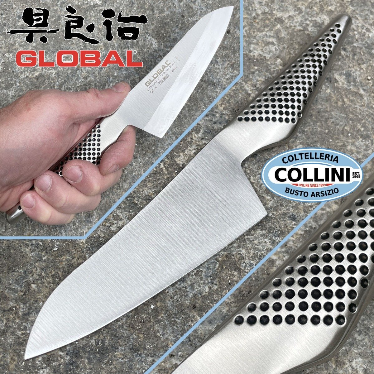 Global knives - GS4R - Oriental Deba - 12cm - coltello cucina