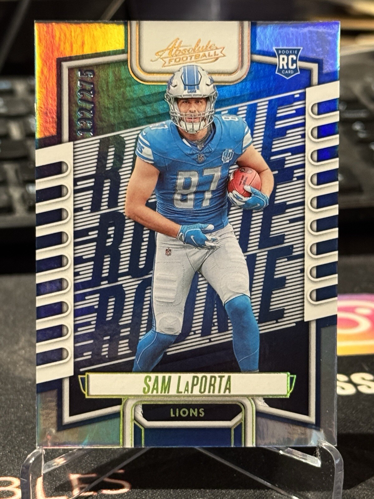 2023 Panini Absolute - Rookies Spectrum #115 Sam LaPorta /275 (RC)