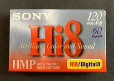 Sony Hi8 Metal Particle 1-Pack 120min Camcorder Tape (Discontinued)