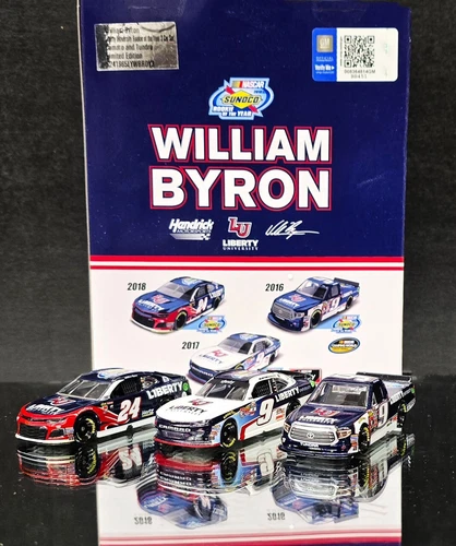 WILLIAM BYRON ROOKIE OF THE YEAR 3-DIECAST SET 1/64 SCALE ACTION  - Picture 1 of 7