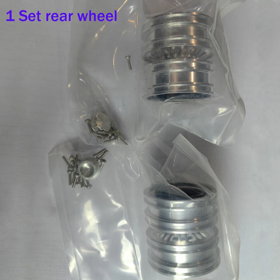 Metallo Mozzo cerchio anteriore posteriore per Tamiya 1/14 RC Camion trattore - Immagine 3 di 4