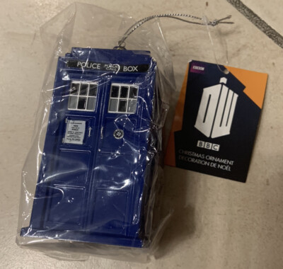 Dr. Who Tardis Ornament By Kurt S. Adler 4  2009 Holiday BBC Christmas NWT
