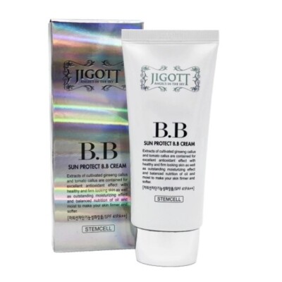 Jigott Sun Protect BB Cream 50ml SPF41 PA++ Natural Face Makeup Korean BB Cream