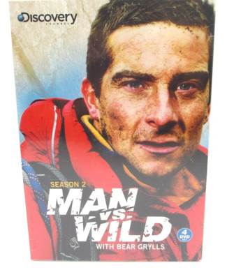 Man vs. Wild Season 2 (Sealed 4 DVD Set)  Discovery Channel Full Season