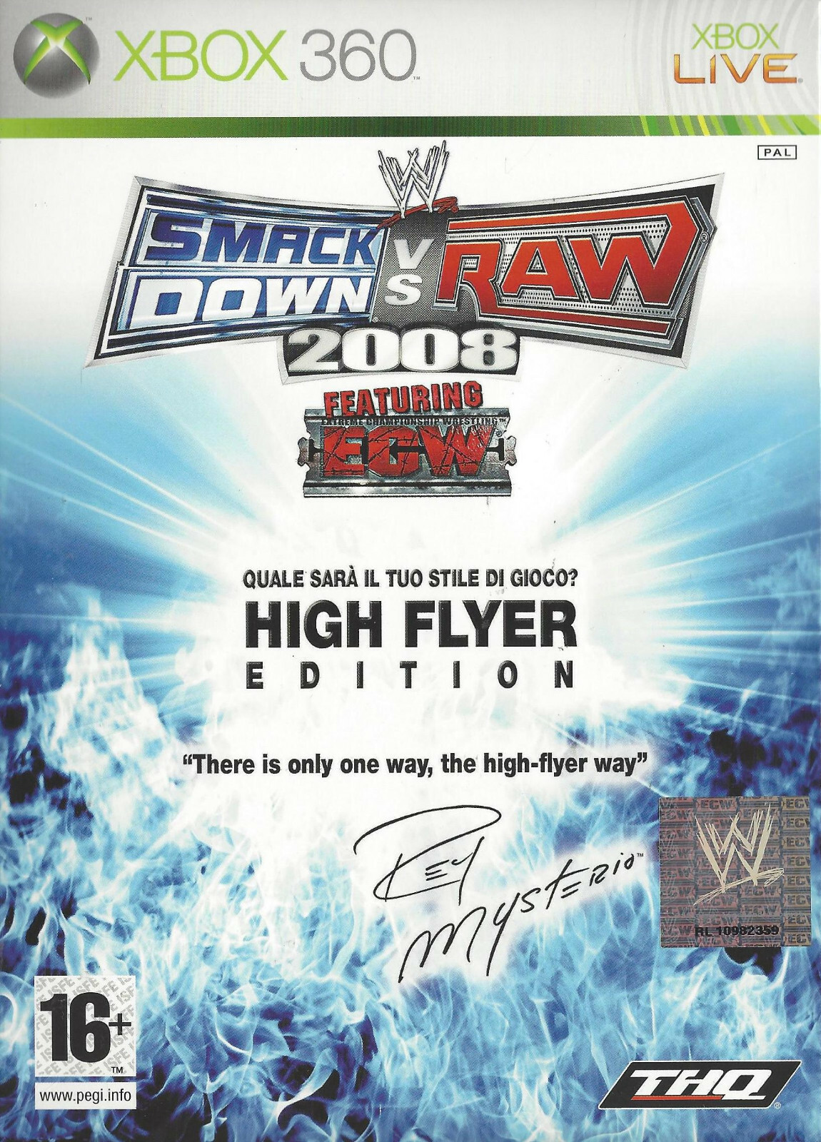 WWE SMACKDOWN VS RAW 2008 feat ECW HIGH FLYER EDITION