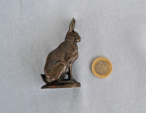 Antoine-Louis BARYE (1796-1875) " Le Lièvre " Sculpture Animalière Bronze Signé - Bild 10 von 10