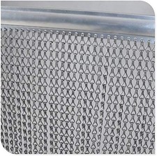 Chawniao 90x200cm Premium Aluminium Fly Door Chain Curtain for Doorways