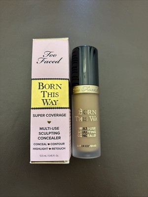 Too Faced Born This Way Concealer 13,5ml Caramel Brandneu Imperfect Box