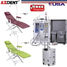 Dental Mobile Delivery Unit Air Compressor Suction Curing Light Scaler 4H/Chair