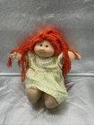 Vintage Cabbage Patch Kid Doll Red Hair Green Eyes 1 Tooth Signed 85 1978 1982